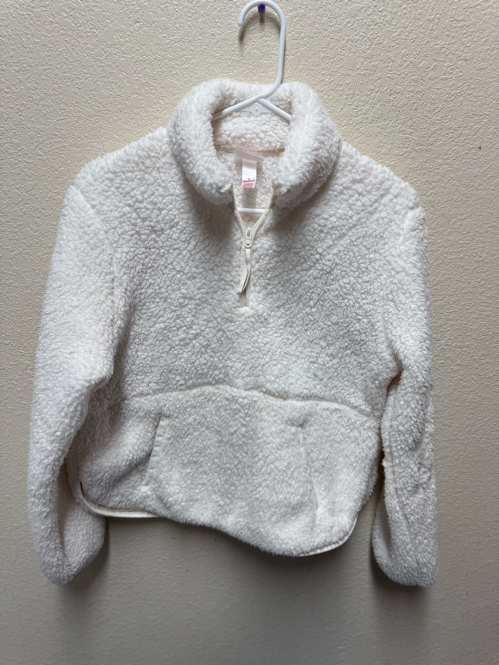 NWOT! Women's Wondershop Faux Shearling Matching Family Half Zip Pullover Sz S